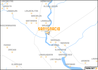 map of San Ygnacio