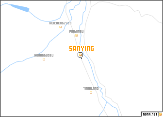 map of Sanying