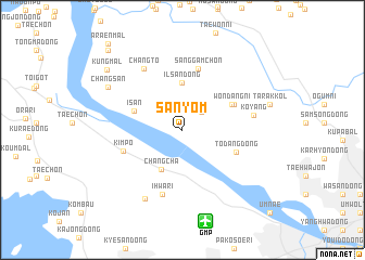 map of Sanyŏm
