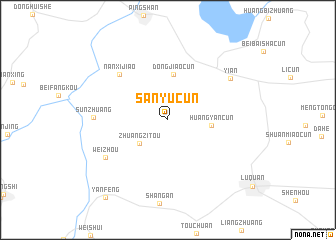 map of Sanyucun