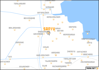map of Sanyu