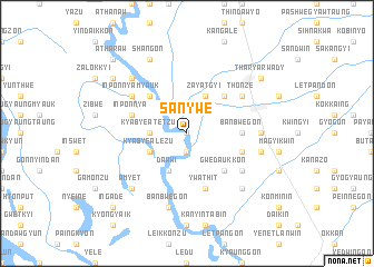 map of Sanywe