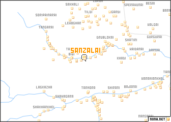 map of Sanzalai