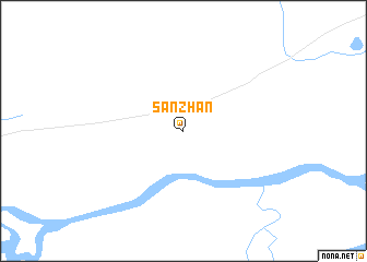 map of Sanzhan