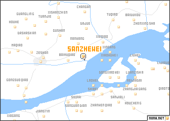 map of Sanzhewei