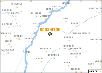 map of Sanzhitaki