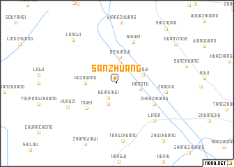 map of Sanzhuang