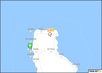 map of San