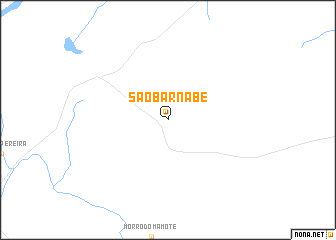 map of São Barnabé