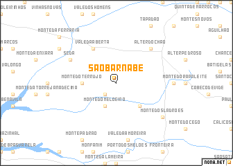 map of São Barnabé