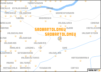 map of São Bartolomeu