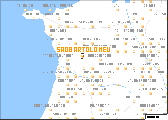 map of São Bartolomeu