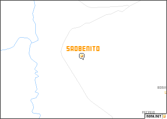 map of São Benito