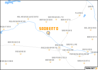 map of São Bento