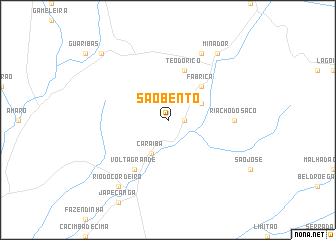 map of São Bento