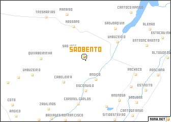 map of São Bento