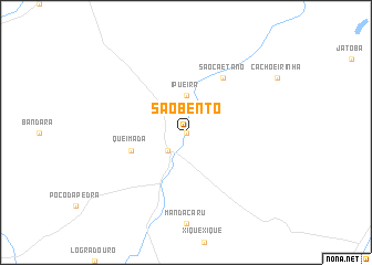 map of São Bento