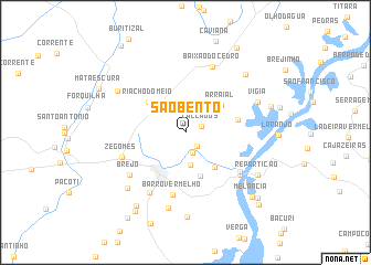 map of São Bento