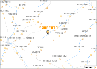 map of São Bento