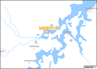 map of São Bento