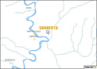 map of São Bento