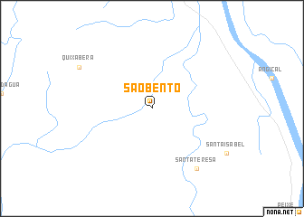 map of São Bento