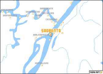 map of São Bento