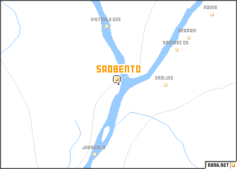 map of São Bento