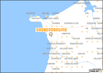 map of São Bernardino