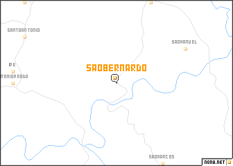 map of São Bernardo