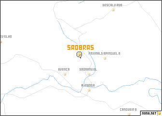 map of São Brás