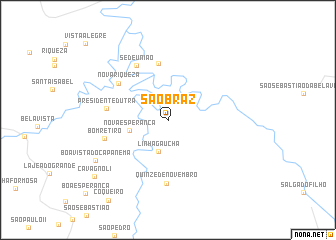 map of São Braz