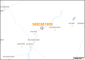 map of São Caetano