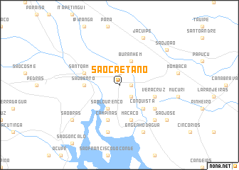 map of São Caetano