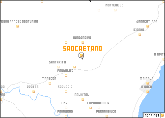 map of São Caetano