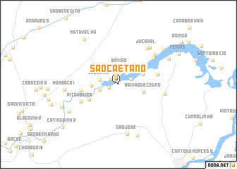 map of São Caetano