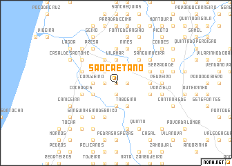 map of São Caetano