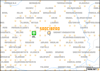 map of São Cibrão