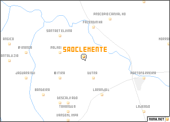 map of São Clemente