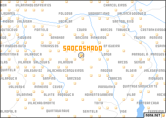 map of São Cosmado