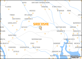 map of São Cosme