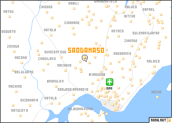 map of São Damaso