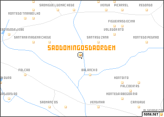 map of São Domingos da Ordem
