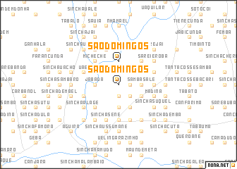 map of São Domingos