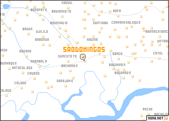 map of São Domingos