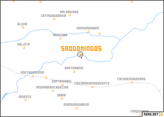 map of São Domingos