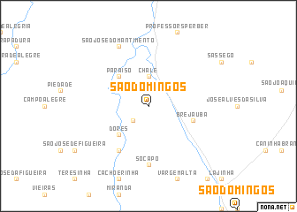 map of São Domingos