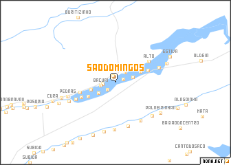 map of São Domingos