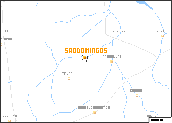 map of São Domingos