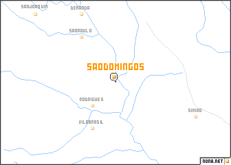 map of São Domingos